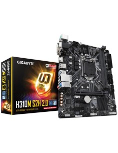 PLACA BASE GIGABYTE H310M S2H 2.0 - PARA INTEL CORE 8TH/9TH GEN - OPTIMIZADO PARA INTEL 9000 - SKT LGA1151 - 2*DIMM DDR4 - VGA/D