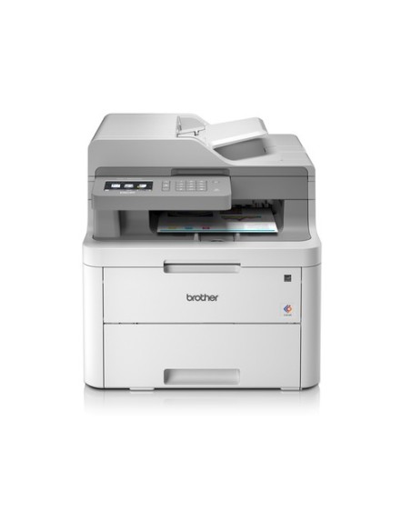 MULTIFUNCIÓN BROTHER WIFI LÁSER COLOR DCP-L3550CDW - 18PPM - DUPLEX - SCAN 1200*2400PPP - BANDEJA ENTRADA 250 HOJAS - LAN - LCD 