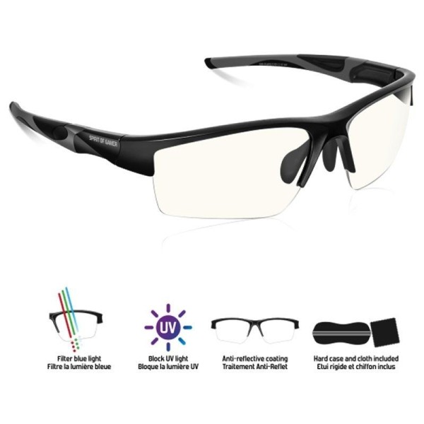 GAFAS SPIRIT OF GAMER PRO RETINA - ANTI REFLEJOS - FILTRO LUZ AZUL - UNISEX - Imagen 1