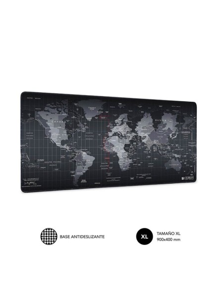 ALFOMBRILLA SUBBLIM 01PUW01 WORLD XL NEGRA - CAUCHO ANTIDESLIZANTE - DIMENSIONES 90*40*0.3CM - SUPERFICIE RESISTENTE AL AGUA - I