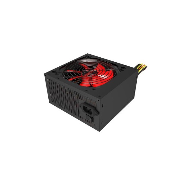 FUENTE DE ALIMENTACIÓN ATX MARS GAMING 550W - VENTILADOR 12CM - 14DB - ROJO/NEGRO - Imagen 1