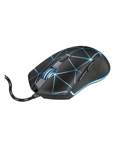 RATÓN TRUST GAMING GXT 133 LOCX - 800-4000PPP - ILUMINACIÓN LED 4 EFECTOS - 6 BOTONES - CABLE USB 1.8M - Imagen 1
