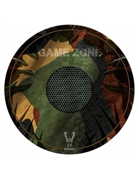 ALFOMBRA GAMING WOXTER STINGER FLOORPAD CAMUFLAJE - DIÁMETRO 120CM - MICROFIBRA CON BASE CAUCHO - LAVABLE - Imagen 1