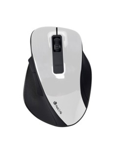 RATÓN INALÁMBRICO NGS BOW WHITE - 2.4GHZ - 800/1600DPI - 5 BOTONES - SCROLL - PARA DIESTROS - LATERALES DE GOMA - NANO RECEPTOR 