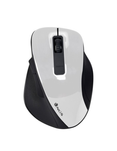 Ratón Inalámbrico NGS Bow/ Hasta 1600 DPI/ Blanco