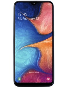 SMARTPHONE MÓVIL SAMSUNG GALAXY A20E BLUE - 5.8'/14.7CM - CAM (13+5)MP/8MP - OC (1.6GHZ+1.35GHZ) - 32GB - 3GB RAM - ANDROID - 4G