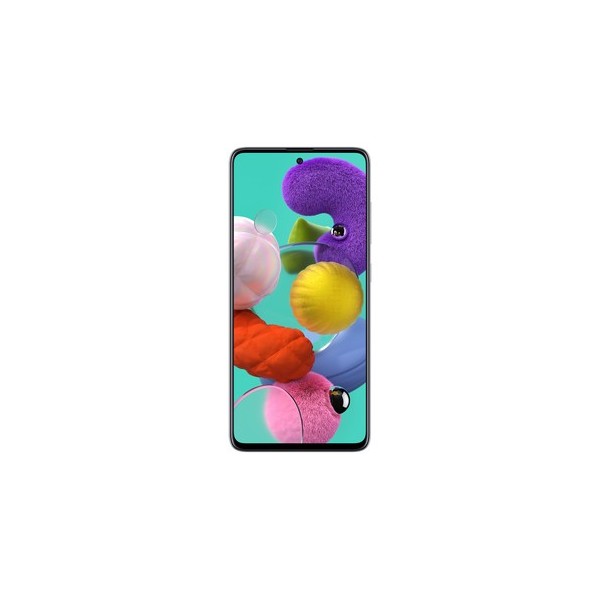 SMARTPHONE MÓVIL SAMSUNG GALAXY A51 WHITE - 6.5'/16.5CM - CAM (48+12+5+5)/32MP - OC - 128GB - 4GB RAM - ANDROID - 4G - DUAL SIM 