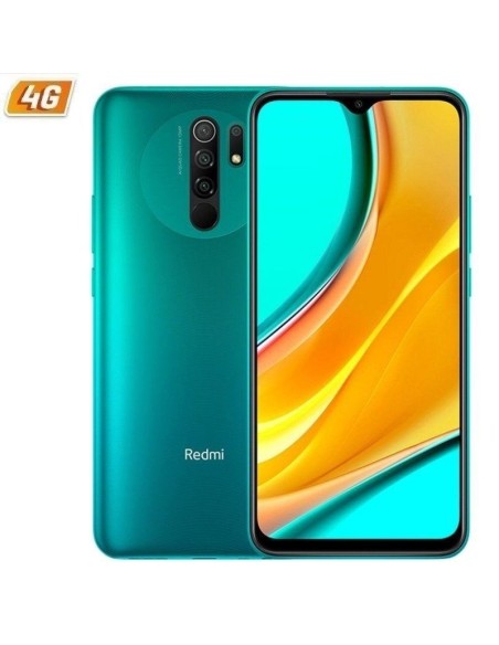 SMARTPHONE MÓVIL XIAOMI REDMI 9 OCEAN GREEN - 6.53'/16.59CM - MTK HELIO G80 - 4GB RAM - 64GB - CAM (13+8+5+2)/8MP - 4G - DUAL SI