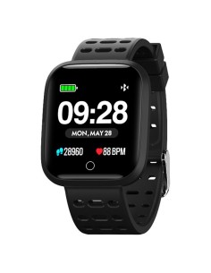 RELOJ INTELIGENTE INNJOO SPORTWATCH NEGRO - PANTALLA 3.3CM - CUANTIFICADOR SALUD - NOTIFICACIONES - BAT 180MAH - COMPATIBLE ANDR
