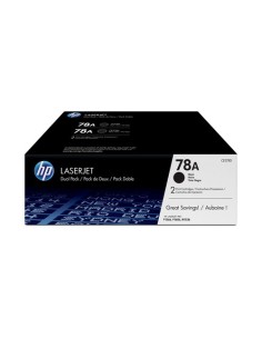 TONER NEGRO HP CE278AD Nº78A LÁSER 2100 PÁGINAS 2 UNIDADES PARA LA HP LÁSER P1566 / P1606 - Imagen 1