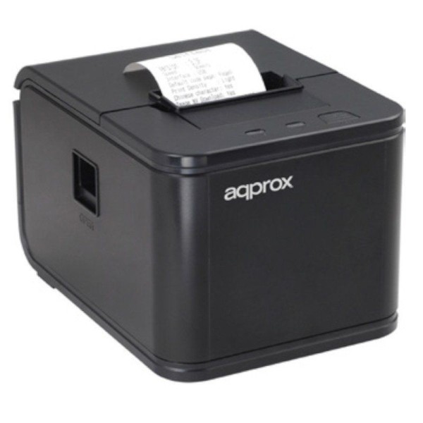 IMPRESORA DE TICKETS TÉRMICA APPROX APPPOS58AU - 120MM/S - PAPEL 58MM - CORTE AUTOMÁTICO - USB - RJ11 PARA CAJÓN PORTAMONEDAS - 