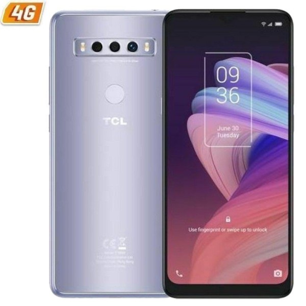 SMARTPHONE MÓVIL TCL 10 SE ICY SILVER - 6.52'/16.5CM HD+ - MEDIATEK HELIO P22 - 4GB RAM - 128GB - CAM (48+5+2MP)/8MP - ANDROID 1