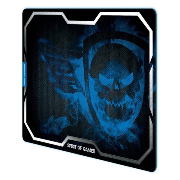 ALFOMBRILLA SPIRIT OF GAMER BLUE SMOKEY SKULL XL - 43.5*32.3CM - TEXTURA ULTRAFINA - BASE ANTIDESLIZANTE - Imagen 1