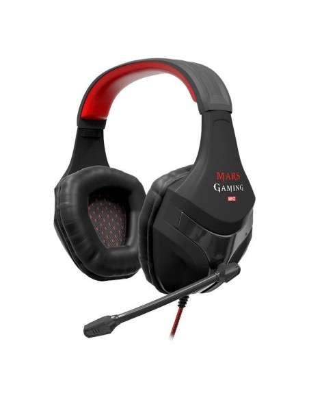 AURICULAR DIADEMA CON MICRÓFONO MARS GAMING MH2 - ALTAVOCES NEODIMIO 40MM - ULTRA GRAVES GAMING - CANCELACIÓN RUIDO - JACK 3.5MM
