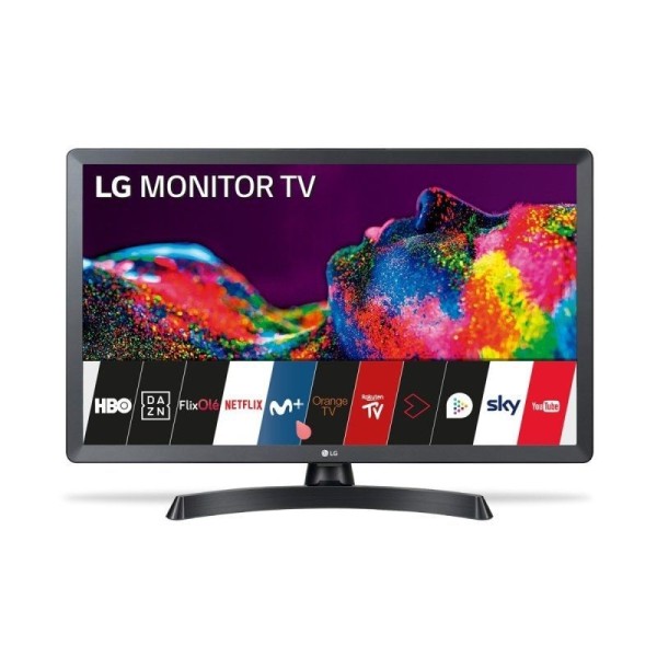 TELEVISOR LG 24TN510S-PZ - 24'/61CM - 1366*768 - 200CD/M2 - 5M:1 - 14MS - DVB-T2/C/S2 - SMART TV - WIFI - 2*5W - 2*HDMI - USB - 