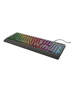 TECLADO GAMING TRUST ZIVA RAINBOW LED KEYBOARD - ILUMINACIÓN LED - 12 TECLAS MULTIMEDIA - TIEMPO RESPUESTA 8MS - CABLE 150CM - I