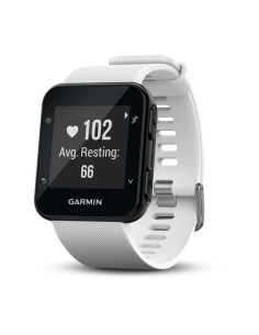 RELOJ DEPORTIVO CON GPS GARMIN FORERUNNER 35 BLANCO - PANTALLA 23.5*23.4MM - MULTISPORT - SALUD - NOTIFICACIONES - 5ATM - Imagen