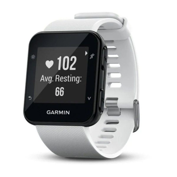 RELOJ DEPORTIVO CON GPS GARMIN FORERUNNER 35 BLANCO - PANTALLA 23.5*23.4MM - MULTISPORT - SALUD - NOTIFICACIONES - 5ATM - Imagen