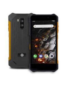 Smartphone Ruggerizado Hammer Iron 3 1GB/ 16GB/ 5.5'/ Negro Naranja - Imagen 1
