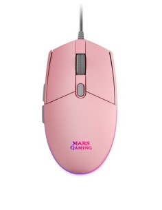 Ratón Gaming Mars Gaming MMGP/ Hasta 3200DPI/ Rosa - Imagen 1