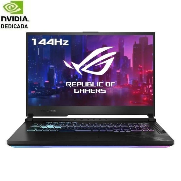 Portátil Gaming Asus ROG Strix G17 G712LW-EV047 Intel Core i7-10875H/ 32GB/ 1TB SSD/ GeForce RTX2070/ 17.3'/ FreeDOS - Imagen 1