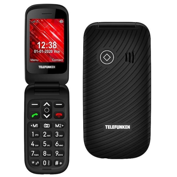 Teléfono Móvil Telefunken S440 para Personas Mayores/ Negro - Imagen 1
