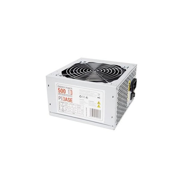 FUENTE ATX 500W PCCASE EP-500  (20+4PIN) - Imagen 1