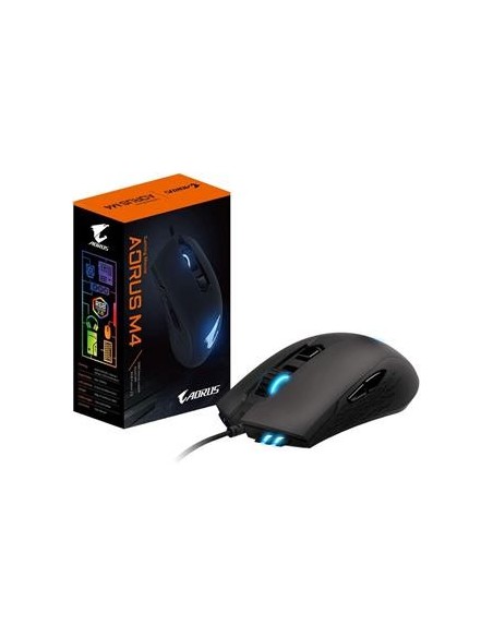 RATON OPTICO AORUS M4 RGB 6400dpi 200ips 50G - Imagen 1