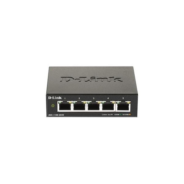 SWITCH GIGABIT 5 PUERTOS SMART MANAGED D-LINK - Imagen 1