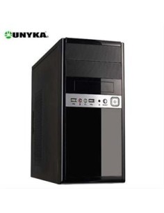 CAJA MINI ATX UNYKA UK6011 USB3.0 NEGRA 500W - Imagen 1