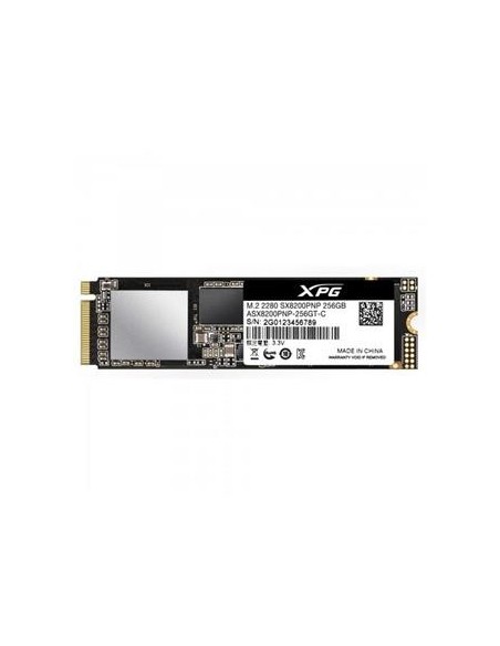 SSD M.2 2280 256GB ADATA SX8200PRO XPG NVME PCIE GEN3X4 R3500/W1200MB/s - Imagen 1
