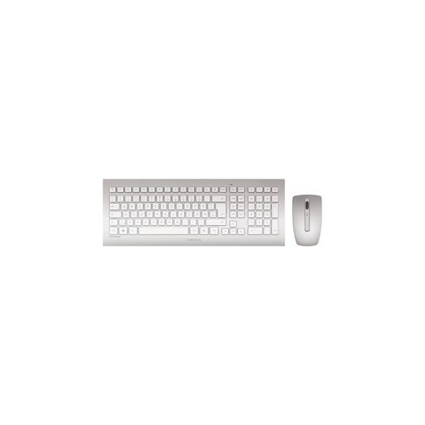 TECLADO Y RATON CHERRY INALAMBRICO DW 8000 SILVER· - Imagen 1