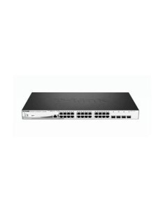 SWITCH 28-PORT POE+ D-LINK TRADE SMART+ 4SFP GESTIONABLE - Imagen 1