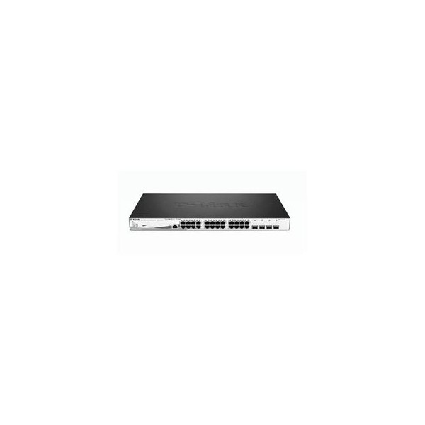 SWITCH 28-PORT POE+ D-LINK TRADE SMART+ 4SFP GESTIONABLE - Imagen 1