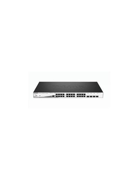 SWITCH 28-PORT POE+ D-LINK TRADE SMART+ 4SFP GESTIONABLE - Imagen 1