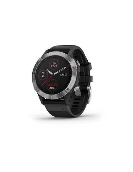 SMARTWATCH GARMIN FENIX 6 47mm PLATA/NEGRO - Imagen 1