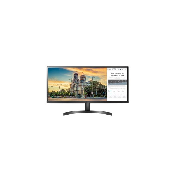 Monitor Ultrapanorámico LG 34WL500-B 34'/ WFHD/ Negro - Imagen 1