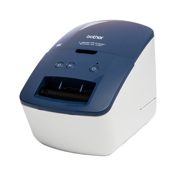 IMPRESORA DE ETIQUETAS TÉRMICA BROTHER QL-600B - 44 ETIQUETAS/MINUTO - ANCHO MÁXIMO ETIQUETA 62MM - USB2.0 - SOFTWARE DISEÑO P-T