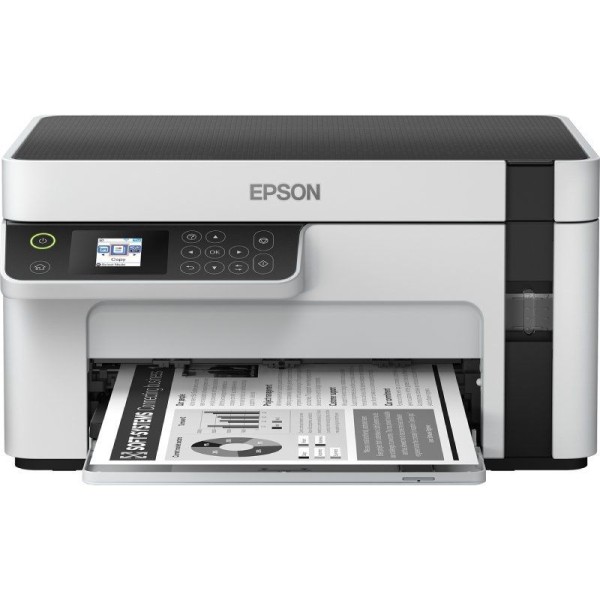 Multifunción Recargable Monocromo Epson Ecotank ET-M2120 Wifi/ Blanca - Imagen 1
