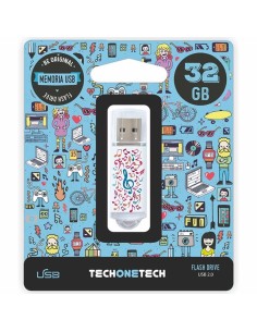 Pendrive 32GB Tech One Tech Music Dream USB 2.0 - Imagen 1