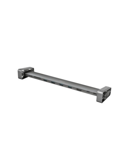 Hub USB Trust Dalyx 23417/ 6 Puertos USB/ 1 HDMI/ 1 RJ45/ 1 Lector Tarjetas SD/ Gris - Imagen 1