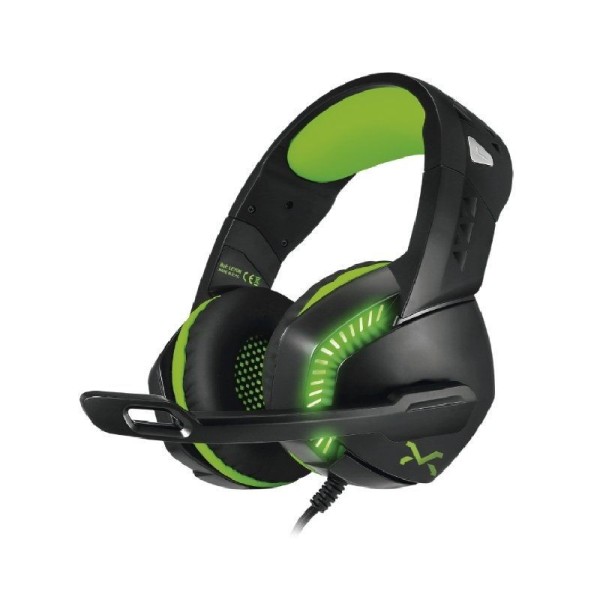 Auriculares Gaming con Micrófono Droxio Leyon Jack 3.5/ USB 2.0/ Verde - Imagen 1