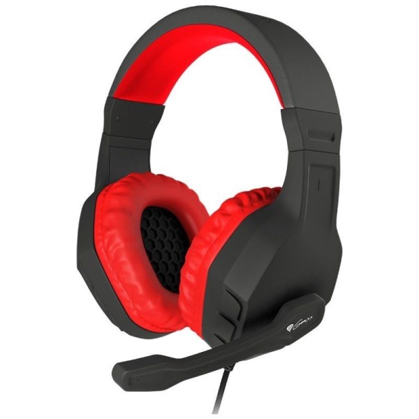 Auriculares Gaming con Micrófono Génesis Argón 200/ Jack 3.5/ Rojo - Imagen 1