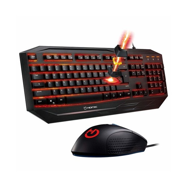 Pack Gaming Hiditec PAC010010/ Teclado GK200 + Ratón ESUS - Imagen 1