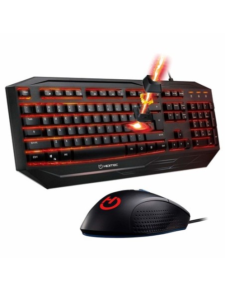 Pack Gaming Hiditec PAC010010/ Teclado GK200 + Ratón ESUS - Imagen 1