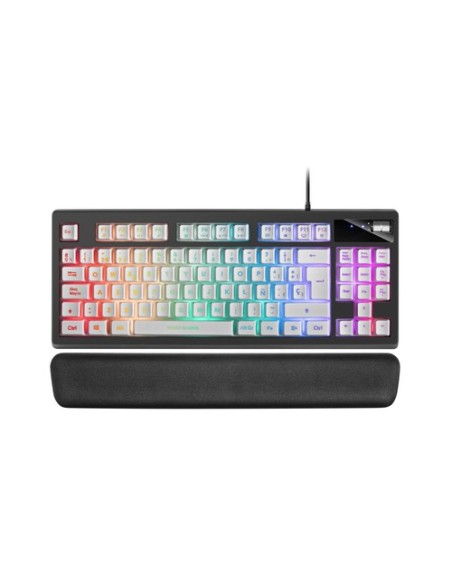 Teclado Gaming Mars Gaming MKAXES/ Blanco - Imagen 1