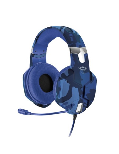 Auriculares Gaming con Micrófono Trust Gaming GXT 322B Carus/ Jack 3.5/ Azul Camuflaje - Imagen 1