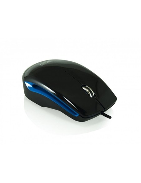 RATON OPTICO 3GO ADVANZ - 1200DPI - USB 2.0 - PVC BRILLO - COLOR NEGRO/AZU