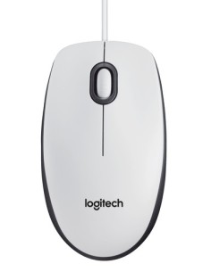 Ratón Logitech M100/ Hasta 1000 DPI/ Blanco - Imagen 1