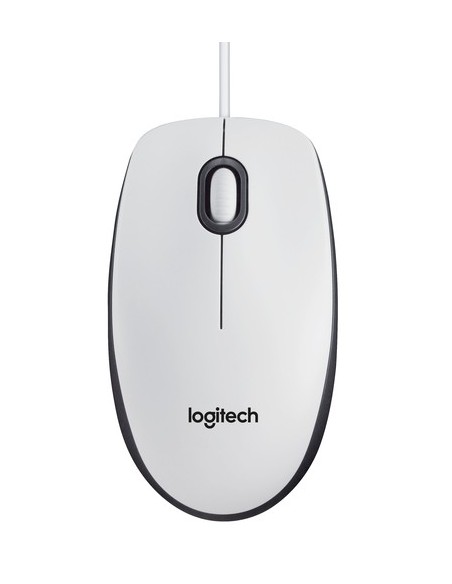 Ratón Logitech M100/ Hasta 1000 DPI/ Blanco - Imagen 1